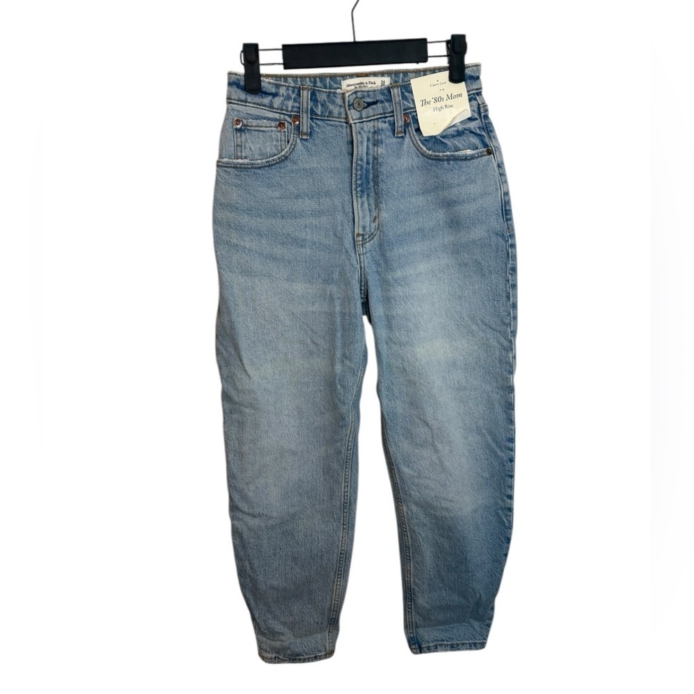 Nwt Abercrombie & Fitch High Rise 90’s Mom Jeans